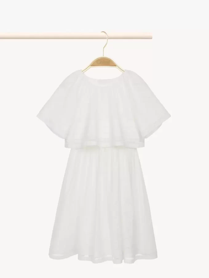 半袖ロングドレス
