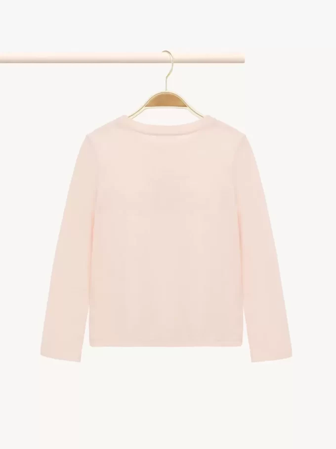 キッズ用長袖ロゴトップ