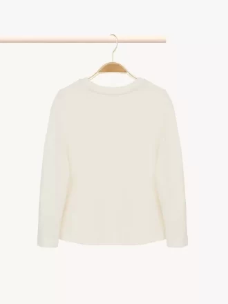 キッズ用長袖ロゴトップ