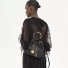 グレインレザーのスモールブレスレットバックパック
