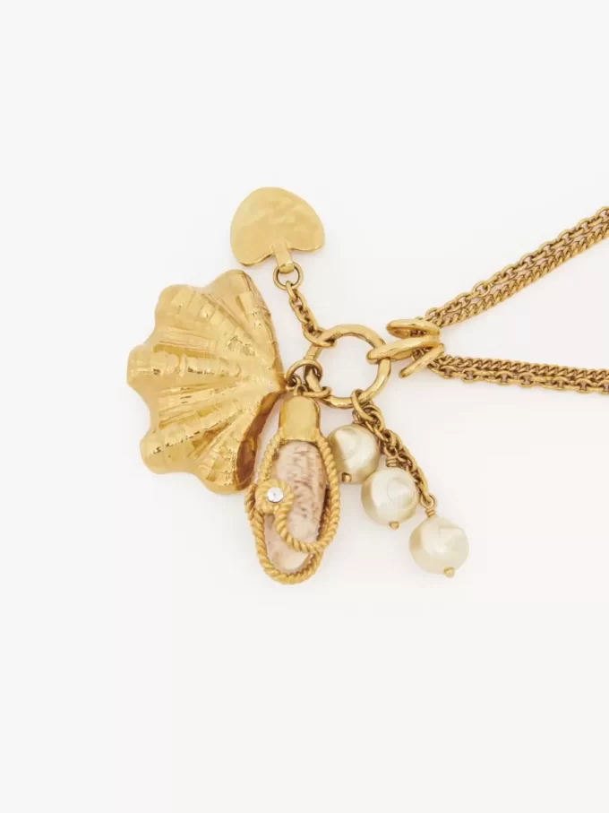 クロエ シェルズ スカーフネックレス