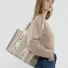 リネンのウッディトートバッグ リネンのウッディトートバッグ