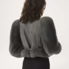 ウールギャバジンのテーラードパンツ