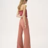 コットンキャンバスのハイライズフレアパンツ コットンキャンバスのハイライズフレアパンツ