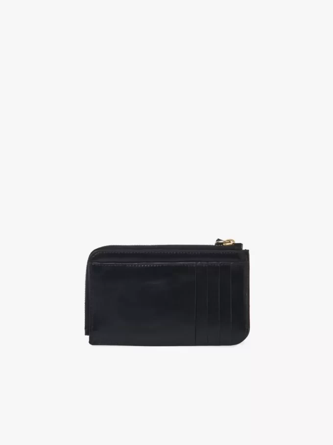 光沢のあるレザーのアルファベット財布 光沢のあるレザーのアルファベット財布