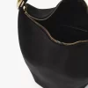 スエードレザーの小さなブレスレットハンドバッグ