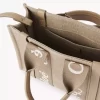 リネンのスモール ウッディ トートバッグ
