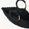 クロシェ編みの小さなブレスレットパラベントートバッグ クロシェ編みの小さなブレスレットパラベントートバッグ