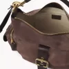 スエードレザーのカメラバッグ