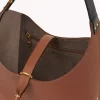 グレインレザーのスモール マーシー ホーボーバッグ