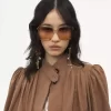 リネン＆コットンのギャザーブールジャケット