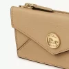 グレインレザーのカードスロット付き小型エンベロープ財布