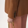 レザーのテーラードジャケット