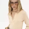 コットンジャージーのヘンリーシャツ コットンジャージーのヘンリーシャツ
