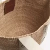 天然繊維を使用した大型のウッディバスケット
