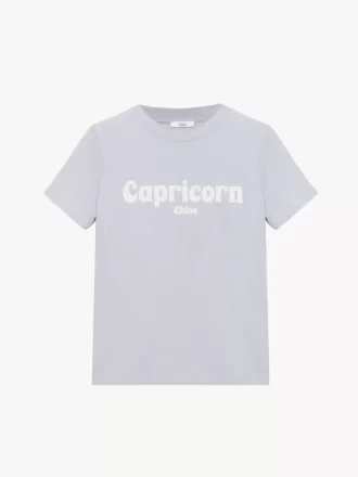 コットンジャージーのベビーフィット山羊座Tシャツ