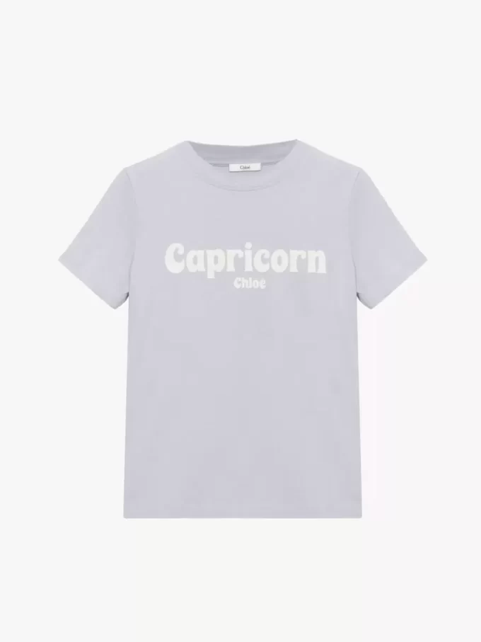 コットンジャージーのベビーフィット山羊座Tシャツ コットンジャージーのベビーフィット山羊座Tシャツ