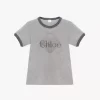 コットンジャージーのベビーフィットロゴTシャツ