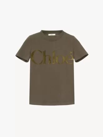 コットンジャージーのフィットTシャツ