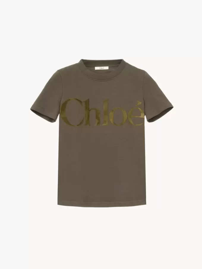 コットンジャージーのフィットTシャツ
