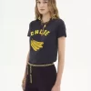 コットンジャージーのベビーフィットロゴTシャツ コットンジャージーのベビーフィットロゴTシャツ
