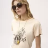 コットンジャージーのベビーフィットロゴTシャツ コットンジャージーのベビーフィットロゴTシャツ