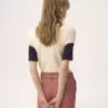 フレイムコットンウールのフィットロゴTシャツ