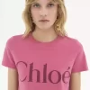 コットンジャージーのベビーフィットロゴTシャツ