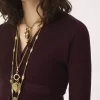 ウールニットのフィットVネックカーディガン ウールニットのフィットVネックカーディガン